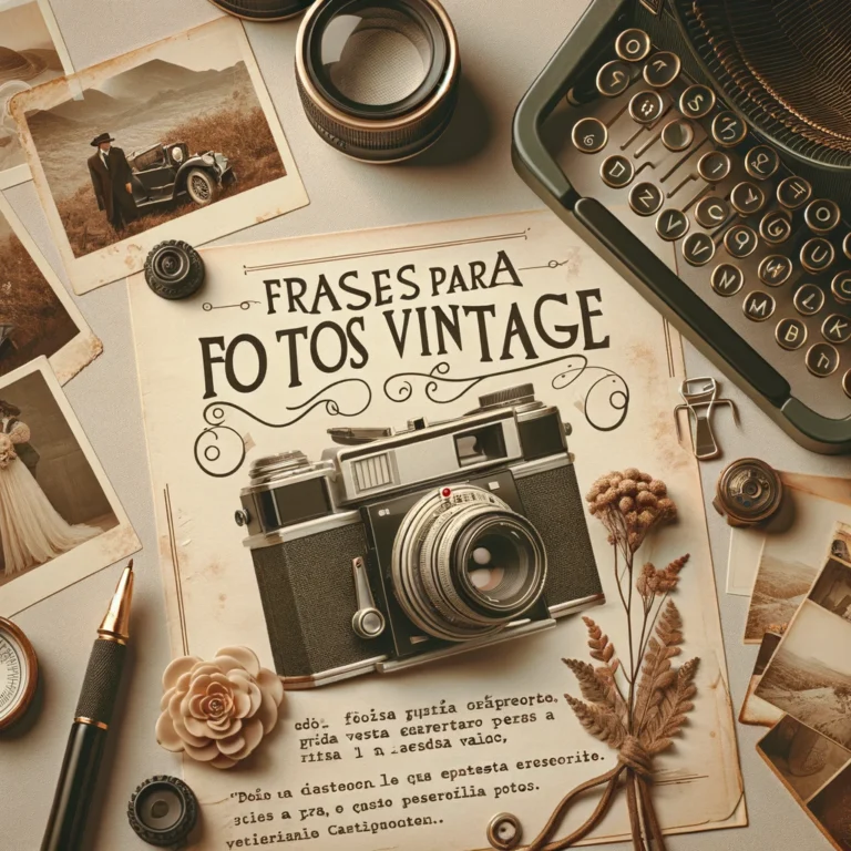 Frases Para Fotos Vintage